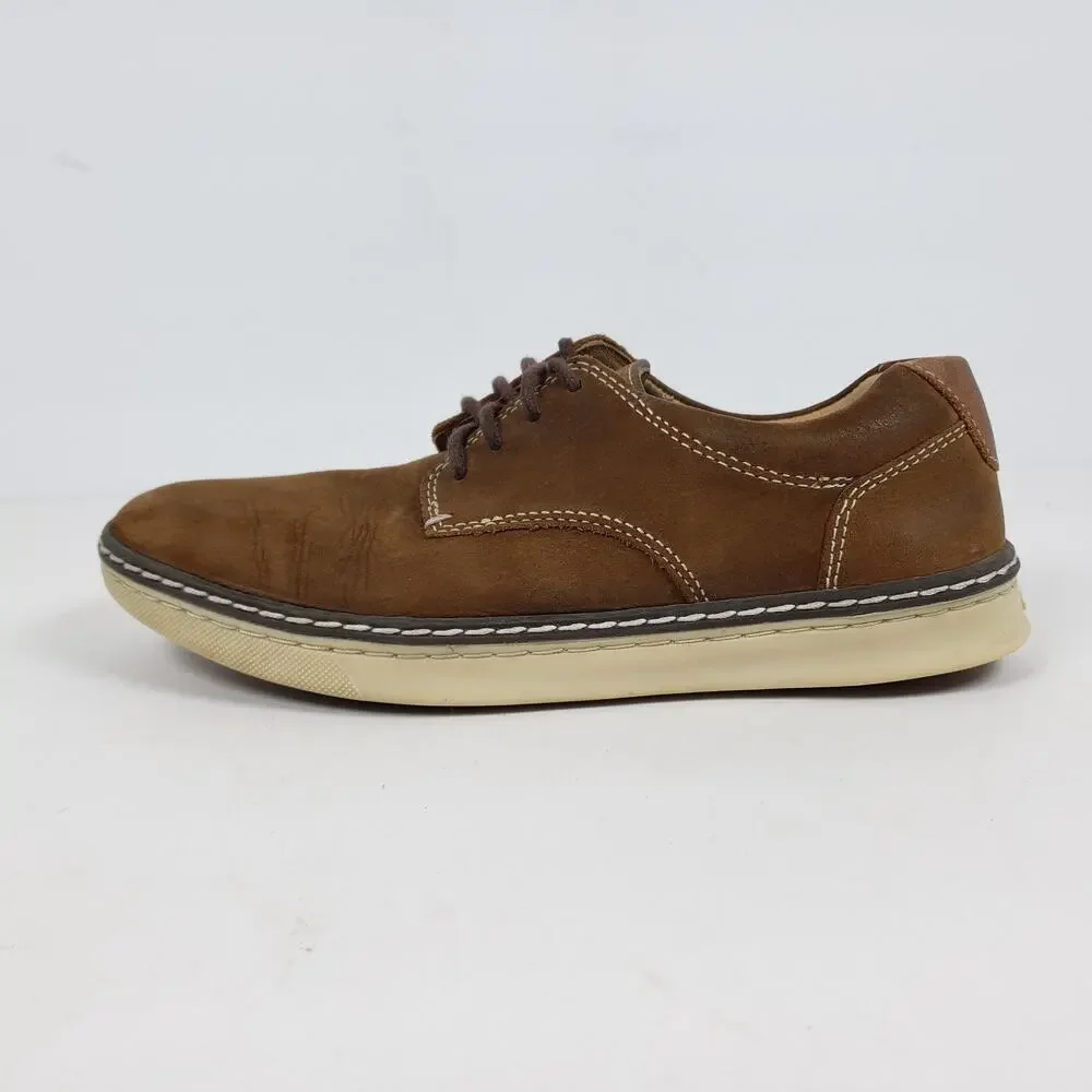 Johnston & Murphy Boys Size 1Y Brown Leather Formal Dress Shoes 28-8260